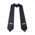 Satin graduation stoles with custom logo